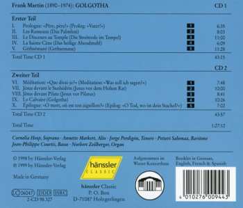 2CD Frank Martin: Golgotha