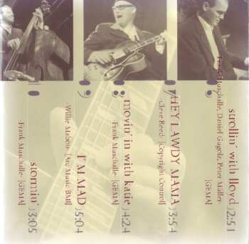 CD Rusty Zinn: Frank Muschalle Trio Featuring Rusty Zinn