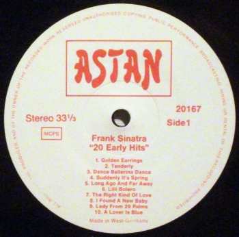 LP Frank Sinatra: 20 Early Hits