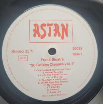 LP Frank Sinatra: 20 Golden Classics Vol. 1