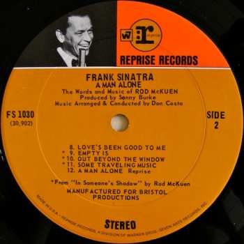 LP Frank Sinatra: A Man Alone & Other Songs Of Rod McKuen