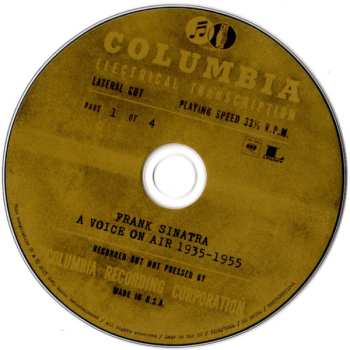 4CD/Doos Frank Sinatra: A Voice On Air