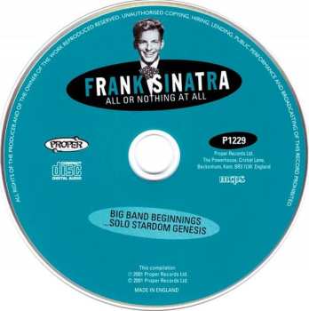 4CD/Doos Frank Sinatra: All Or Nothing At All