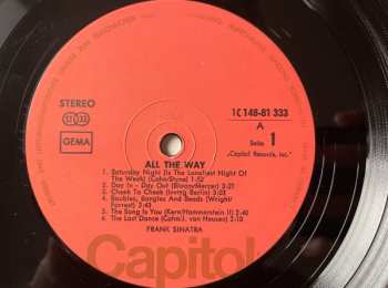 2LP Frank Sinatra: All The Way