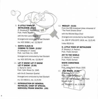 CD Frank Sinatra: Christmas Songs By Sinatra