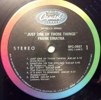 LP Frank Sinatra: Just One Of Those Things