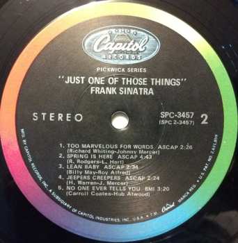 LP Frank Sinatra: Just One Of Those Things