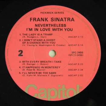 LP Frank Sinatra: Nevertheless I'm In Love With You