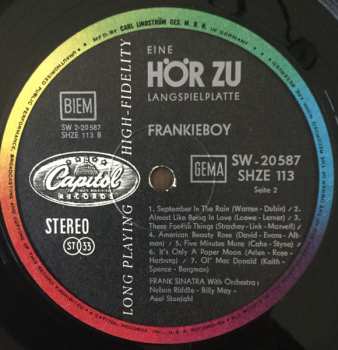 LP Frank Sinatra: Frankieboy - Swing Mit Frank Sinatra