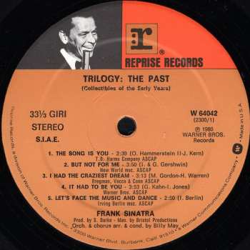 3LP/Doos Frank Sinatra: Trilogy: Past, Present & Future