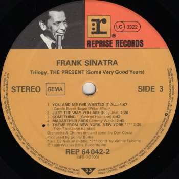 3LP/Doos Frank Sinatra: Trilogy: Past, Present & Future