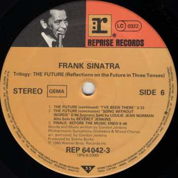 3LP/Doos Frank Sinatra: Trilogy: Past, Present & Future