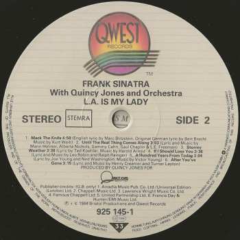 LP Frank Sinatra: L.A. Is My Lady