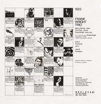 LP Frank Wright Trio: Frank Wright Trio