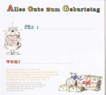 CD Frank Zander: Alles Gute Zum Geburtstag