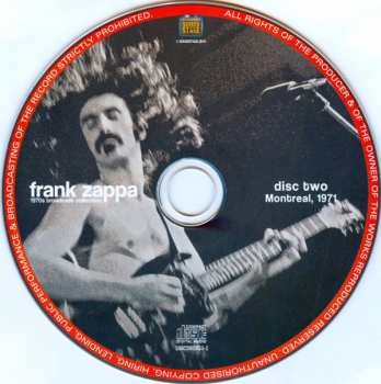 6CD/Doos Frank Zappa: 1970s Broadcast Collection