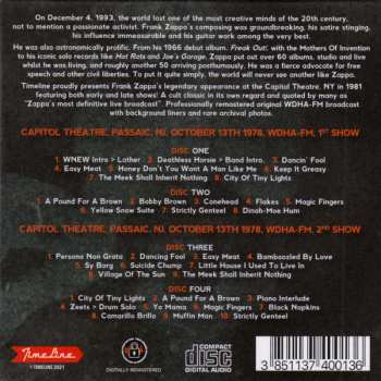 4CD/Doos Frank Zappa: Capitol Theatre 1978