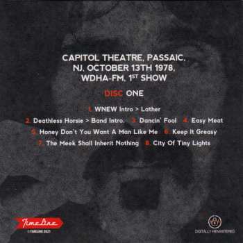 4CD/Doos Frank Zappa: Capitol Theatre 1978