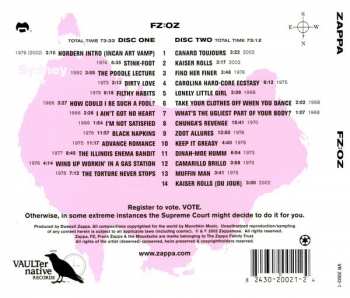 2CD Frank Zappa: FZ:OZ