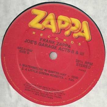 2LP Frank Zappa: Joe's Garage Acts II & III