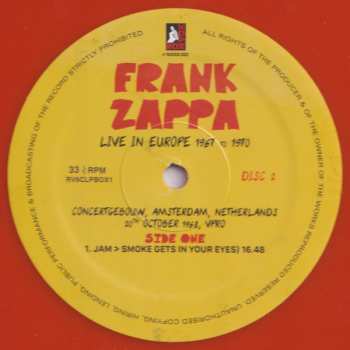 6LP/Doos Frank Zappa: Live In Europe 1967 To 1970 NUM | CLR