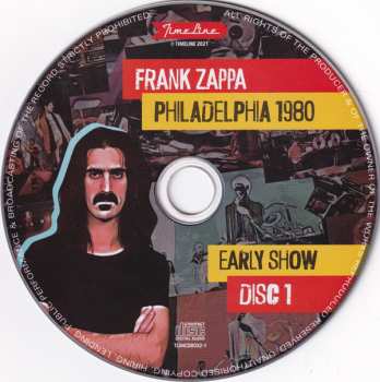 4CD/Doos Frank Zappa: Philadelphia 1980