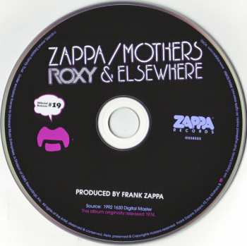 CD Frank Zappa: Roxy & Elsewhere