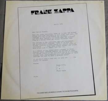 LP Frank Zappa: Ship Arriving Too Late To Save A Drowning Witch