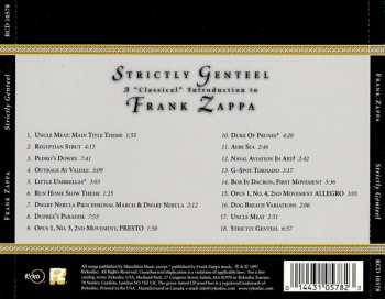 CD Frank Zappa: Strictly Genteel