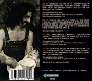 4CD/Doos Frank Zappa: The Broadcast Archives