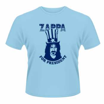 Merch Frank Zappa: Tričko Zappa For President (blue) M