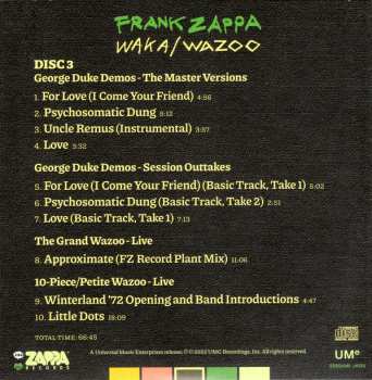 4CD/Doos/Blu-ray Frank Zappa: Waka/Wazoo DLX