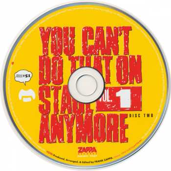 2CD Frank Zappa: You Can't Do That On Stage Anymore Vol. 1