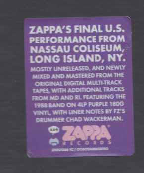 4LP/Doos Frank Zappa: Zappa '88: The Last U.S. Show CLR | LTD