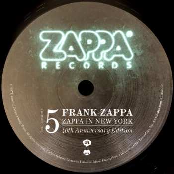 3LP Frank Zappa: Zappa In New York