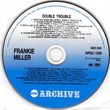 CD Frankie Miller: Double Trouble LTD