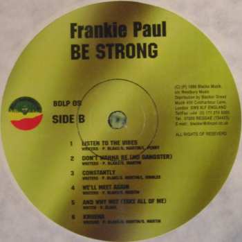LP Frankie Paul: Be Strong