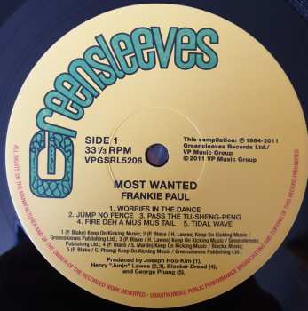 LP Frankie Paul: Most Wanted