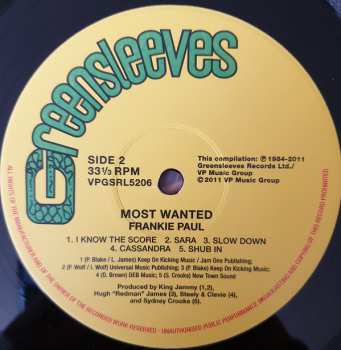 LP Frankie Paul: Most Wanted