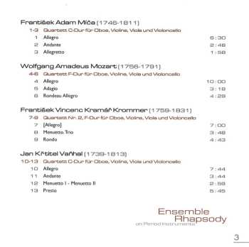 SACD Wolfgang Amadeus Mozart: Wiener Oboenquartette (Viennese Oboe Quartets)