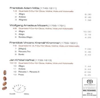 SACD Wolfgang Amadeus Mozart: Wiener Oboenquartette (Viennese Oboe Quartets)