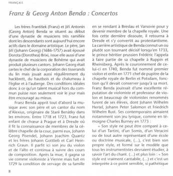 CD František Benda: Concerti