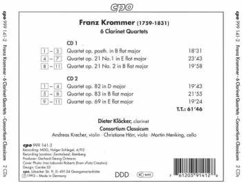 2CD František Vincenc Kramář - Krommer: 6 Clarinet Quartets