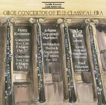 CD Johann Nepomuk Hummel: Oboe Concertos Of The Classical Era