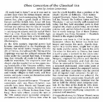 CD Johann Nepomuk Hummel: Oboe Concertos Of The Classical Era
