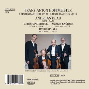CD Franz Anton Hoffmeister: 6 Flute Quartets Op. 18