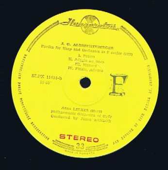 LP Franz Anton Hoffmeister: Flötenkonzert D-Dur • Partita In F