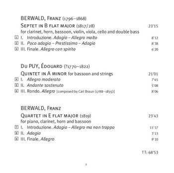SACD Franz Berwald: A Bassoon In Stockholm