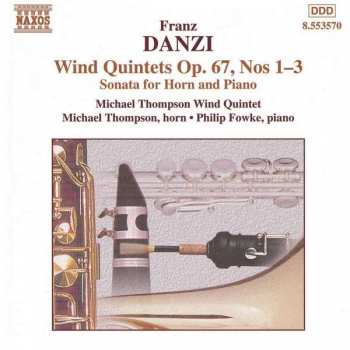 CD Franz Danzi: Wind Quintets, Op. 67, Nos. 1-3