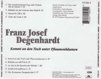 CD Franz Josef Degenhardt: Kommt  An Den Tisch Unter Pflaumenbäumen